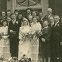 familie foto tijdens huwelijk  H.Seegers- A. Schouten